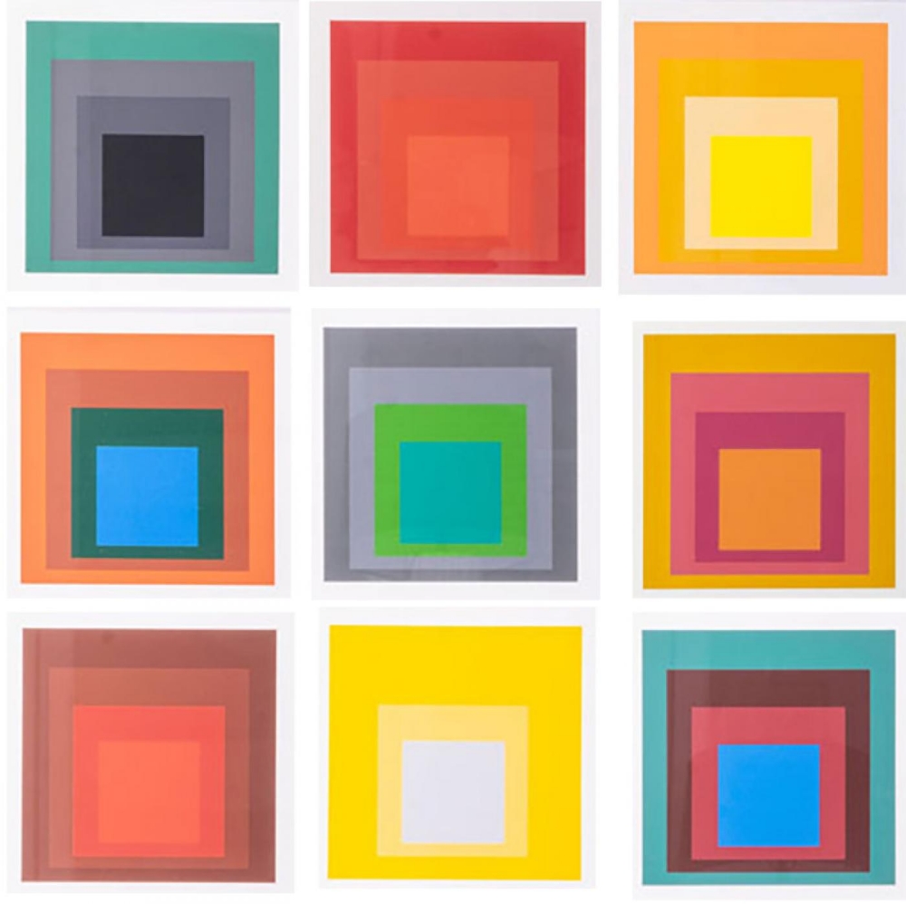 Homage to the Square Serigraphs by Josef Albers