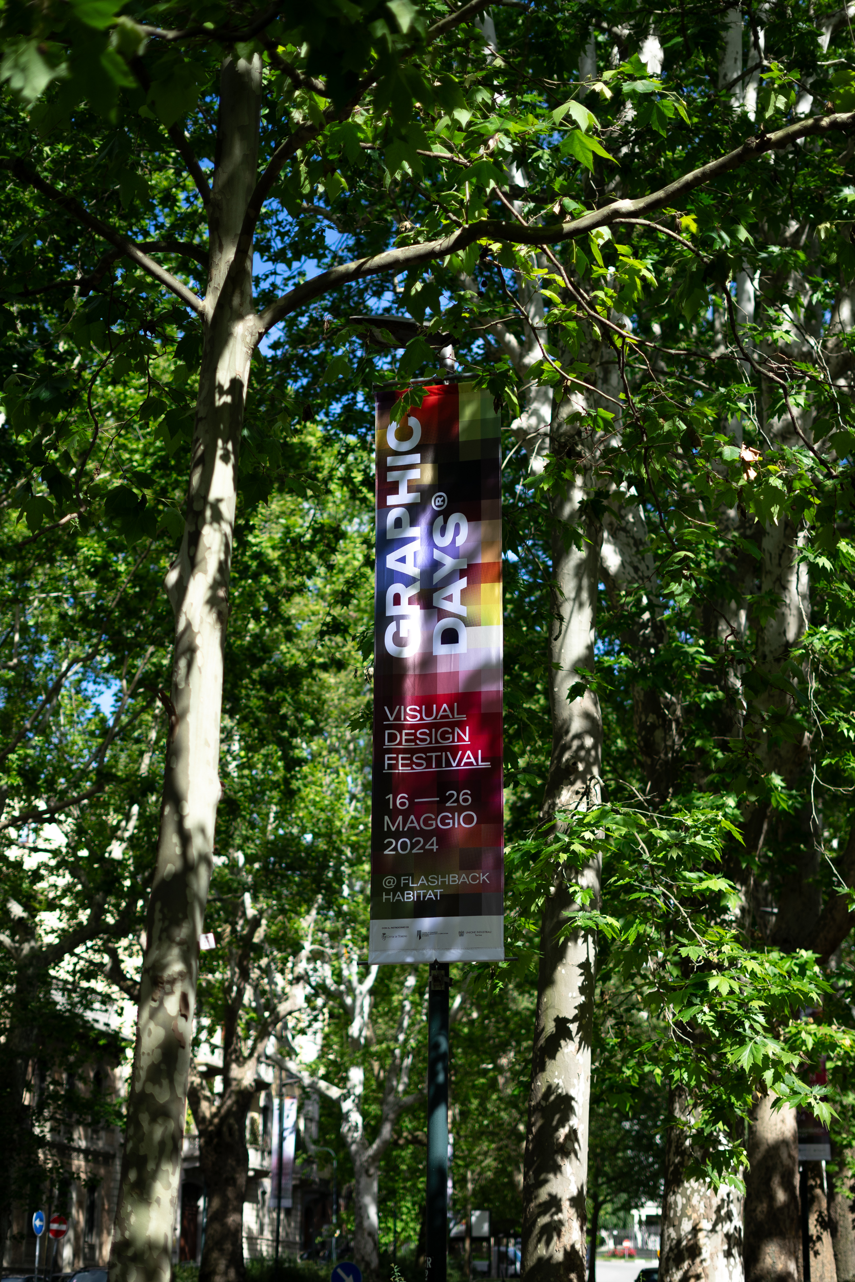 Graphic Days signage system in Turin