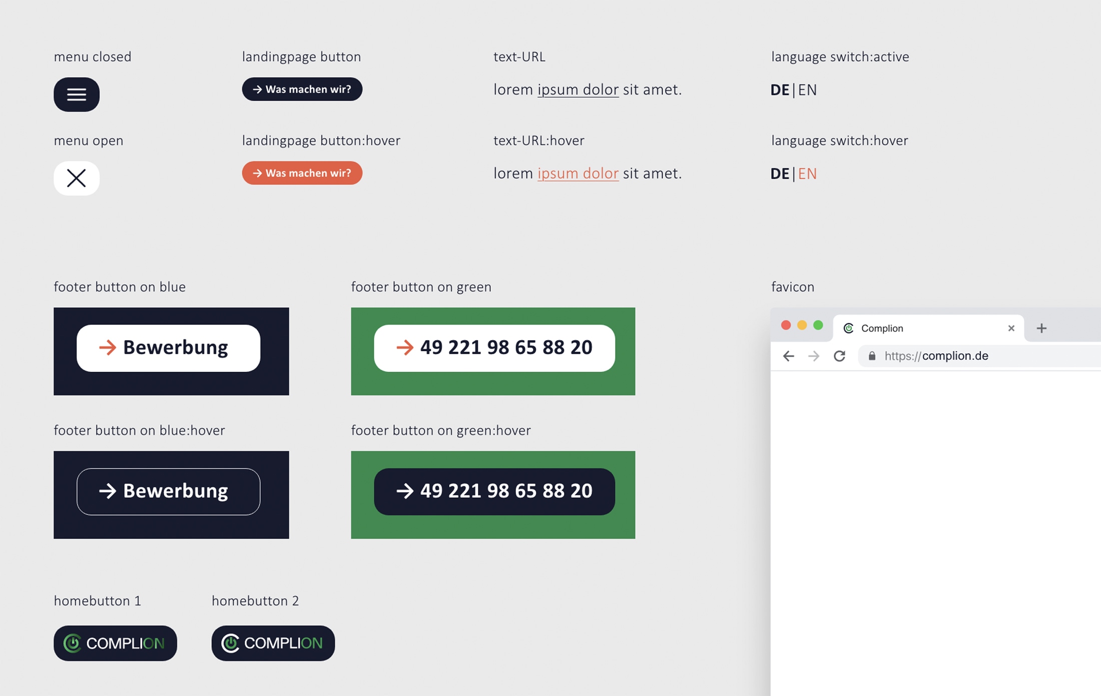 Website redesign for Complion with a clean grid layout and colorful isometric illustrations