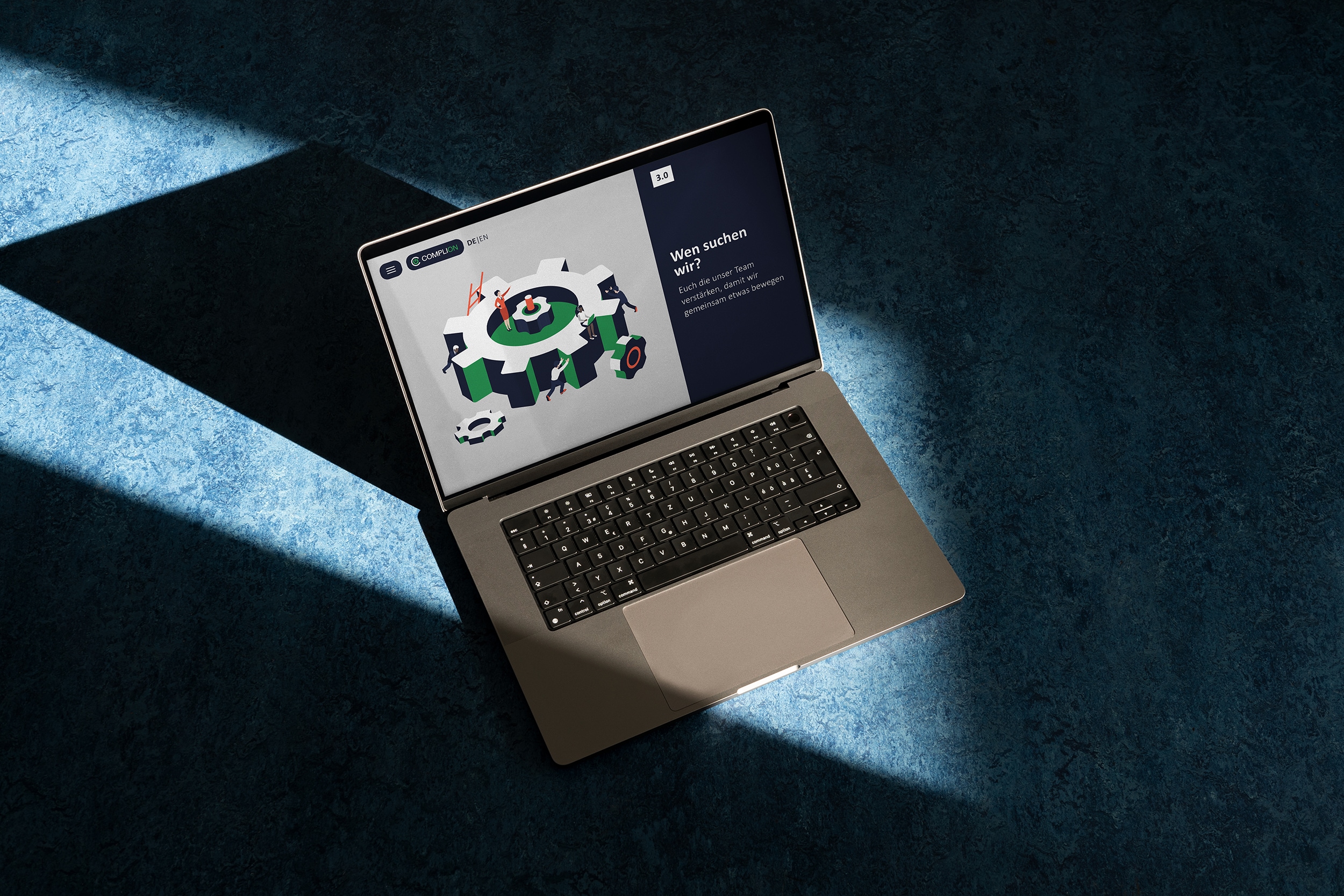 Website redesign for Complion with a clean grid layout and colorful isometric illustrations