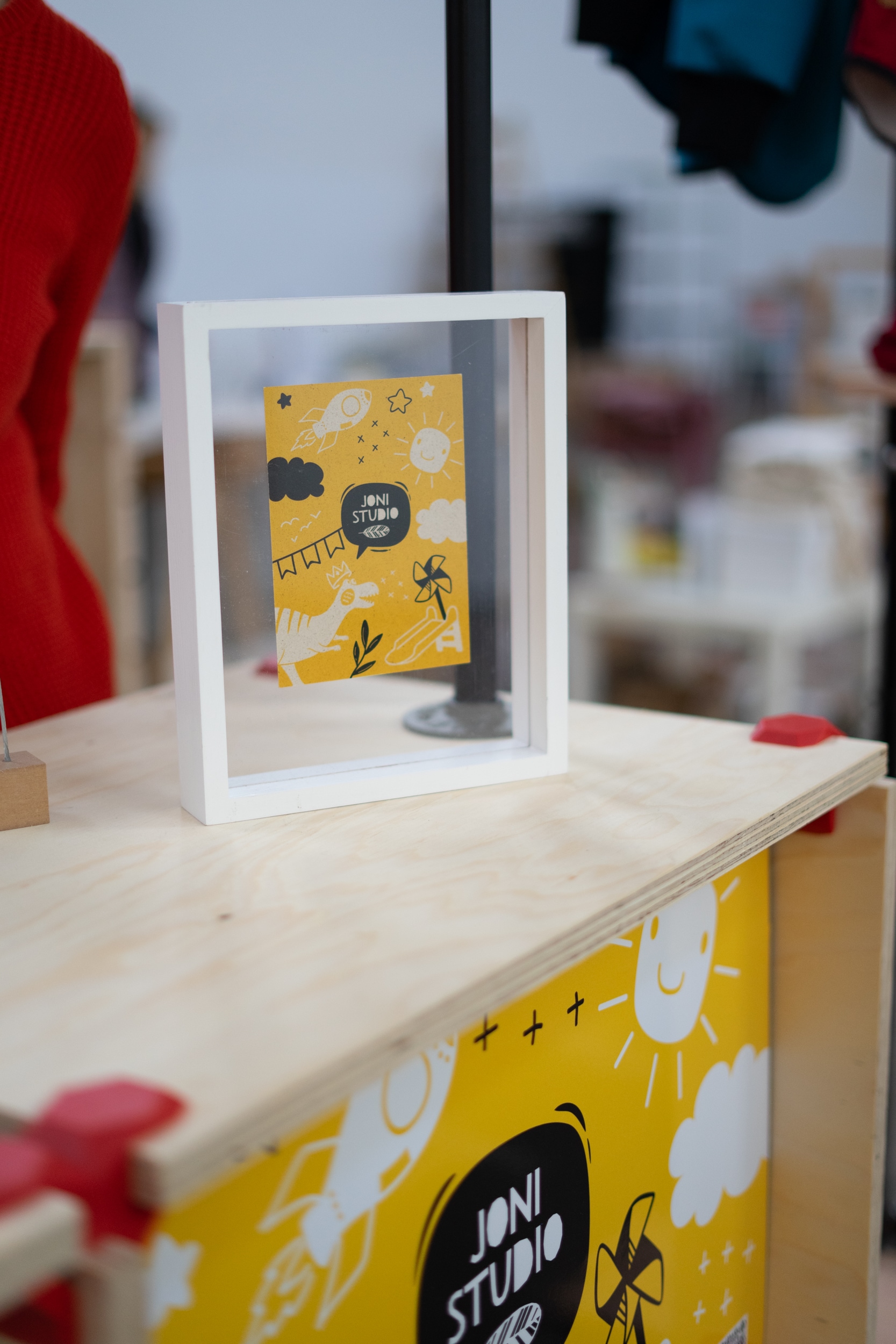 design detail on the modular stand