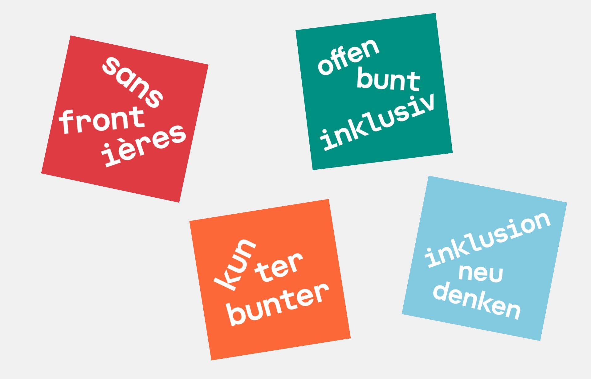 Bunte TRIO-Festival Sprüche